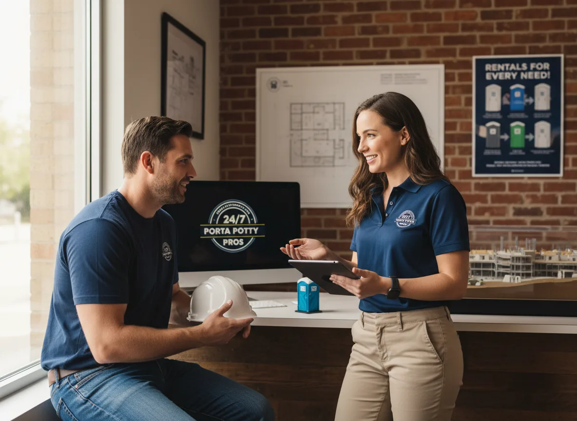 Flushing Toilet Rental Options in Stockport, OH